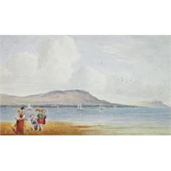 William Nicholl (1794-1840) FIGURES ON THE SAND BY