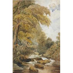 Seán O’Casey (1880-1964) RIVER LANDSCAPE signed an