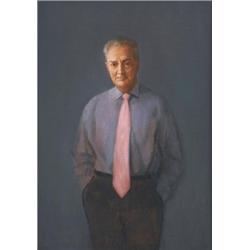 Stuart Morle (b.1960) PORTRAIT OF DESMOND O’MALLEY