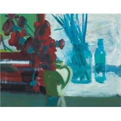 Brian Ballard RUA (b.1943) POPPIES IN JUG signed a