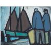 Image 1 : Markey Robinson (1918-1999) TWO FISHERMEN ON THE Q