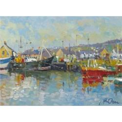 Liam Treacy (1934-2004) CORNER OF THE HARBOUR, ARK