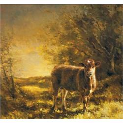 Mark O’Neill (b.1963) AMBER PASTURE signed and dat