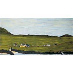 Ruairi Rodgers (b.1956) NEW TOWN, TORY signed lowe