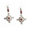 Image 1 : M&R Calladitto Coral Hook Dangle Earrings