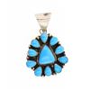 Image 1 : Bobby Johnson Vintage Sleeping Beauty Turquoise Pendant