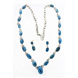 Paul Livingston Water web Kingman Turquoise Necklace &