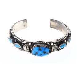 CJ Sleeping Beauty Nugget Turquoise Freeform Row Cuff