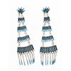 Image 1 : Vintage Turquoise Zuni Needlepoint Inlay Dangle Post