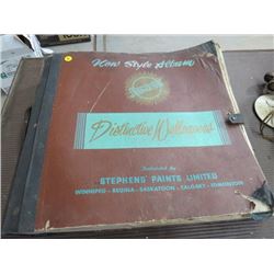 1955 SALESMAN WALLPAPER SAMPLE BOOK *APPROX 150 PAGES*