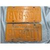 Image 2 : SET OF LICENSE PLATES (SASK) *1963*