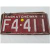 Image 1 : 1976 SASK LICENSE PLATES x 3