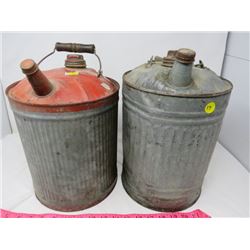 LOT OF 2 TWO GAL. JERRY CANS