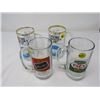 Image 1 : 4 BEER STEINS (2 NWT, 1 EA BLACK LABEL, LABATT)