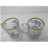 Image 4 : 4 BEER STEINS (2 NWT, 1 EA BLACK LABEL, LABATT)