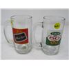 Image 5 : 4 BEER STEINS (2 NWT, 1 EA BLACK LABEL, LABATT)