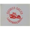 Image 2 : ADVERTISING SERVING TRAY (GRIMES SALES, LAMPMAN, SK) *13”*