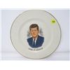 Image 1 : DECORATOR PLATE (JOHN F. KENNEDY) *MADE IN WEST GERMANY*
