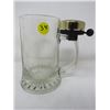 Image 2 : BEER STEIN  (W/BELL) & WHITE GLASS VASE