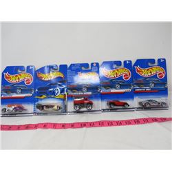 LOT OF 5 HOT WHEELS (N.O.S.)