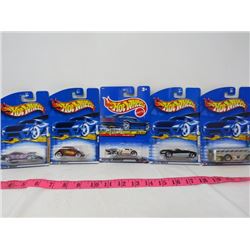 LOT OF 5 HOT WHEELS (N.O.S.)