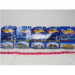 LOT OF 5 HOT WHEELS (N.O.S.)