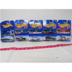LOT OF 5 HOT WHEELS (N.O.S.)
