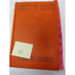 BOOK (BETTY ZANE) *ZANE GREY*