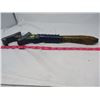 Image 2 : LOT INCLUDING WOOD HANDLED ADJUSTABLE WRENCH AND MONKEY WRENCH