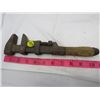 Image 2 : WOOD HANDLED MONKEY WRENCH (ADJUSTABLE) *FUNCTIONAL*