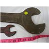 Image 3 : LOT OF 2 LARGE WRENCHES