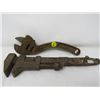 Image 1 : LOT OF 2 ADJUSTABLE WRENCHES (ADJUSTABLE S 10”, PIPE WRENCH) *MADE IN CANADA*