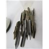Image 4 : LOT OF INKWELL PEN NIBS AND EMPTY BOTTLE OF SUPER BLACK INDIA INK *FALCON, HUNT*