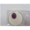 Image 2 : RUBY (WINE, OPAQUE, OVAL) *CARAT WEIGHT 4.10*