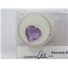 Image 2 : AMETHYST (IMPERIAL PURPLE, CLEAN PEAR SHAPE) *CARAT WEIGHT 4.11*