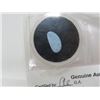 Image 2 : BLACK FIRE OPAL DOUBLET (GREEN FIRES, OPAQUE, FREEFORM)  *CARAT WEIGHT 2.21*