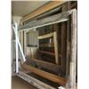 Image 2 : LOT OF 15 ASSORTED PICTURE FRAMES (MOST JUST FRAMES, SOME GLASS, 1 PICTURE IN FRAME) *MOST WOOD FRAM