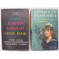 LOT OF 2 HARDBACK BOOKS (MARY ROBERTS RINEHART CRIME BOOK, STORIES TO REMEMBER-COSTAIN/BEECROFT)