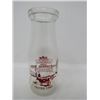 Image 2 : MILK BOTTLE (CLARESHOLM DAIRY, FROM GOVERNMENT TESTED COWS, PHONE#182) *1 PINT, GREAT SHAPE!*