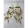 Image 2 : SET OF EARRINGS (BEADED) *HAND CRAFTED*