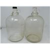 Image 2 : LOT OF 2 CLEAR GLASS JUGS (MADE IN CANADA) *60 OUNCE*