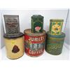 Image 1 : LOT OF 6 ASSORTED TINS (JACKSON, JUBILEE, HOME STYLE, ETC…)