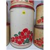 Image 2 : LOT OF 2 KITCHEN TINS SETS (1-3 PIECE AND 1-4 PIECE)