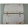 Image 2 : LOT OF 2 LICENSE PLATES (SASKATCHEWAN) *1959*