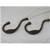 Image 2 : COAT HOOKS (BRASS) *QTY 4*