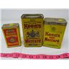 Image 2 : LOT OF 5 TINS (2 BLUE RIBBON *1 NO LID*, 3 KEEN’S MUSTARD)