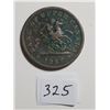 Image 1 : 1857 LARGE UPPER CANADA/PROVINCE OF CANADA ONE CENT TOKEN