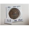 Image 1 : 1852 UPPER CANADA LARGE ONE PENNY TOKEN