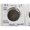 Image 2 : 1812 RARE THOMAS HALLIDAY AND BROCK UPPER CANADA TOKENS