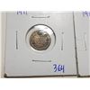 Image 3 : 1911, 1912 FIVE CENT SILVER COINS